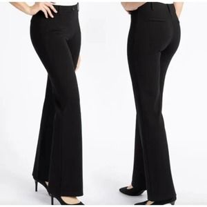 Betabrand Boot-Cut Classic Dress Pant Yoga Pants Black Womens XL Career